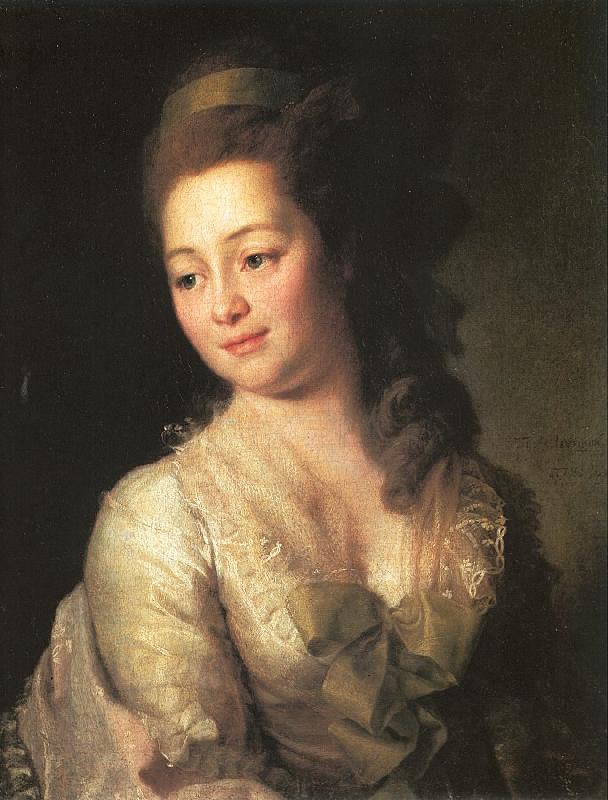 Levitsky, Dmitry Portrait of Maria Dyakova